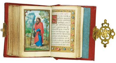 Folio från en miniatyrbok med timmar, användning av Rom, Brygge, 1530-35 av Simon Bening