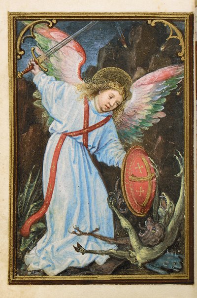 Folio från en miniatyrbok med timmar, användning av Rom, Brygge, 1530-35 av Simon Bening