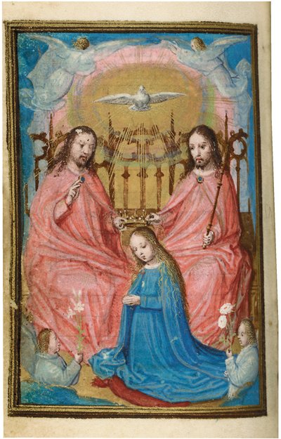 Folio från en miniatyrbok med timmar, användning av Rom, Brygge, 1530-35 av Simon Bening
