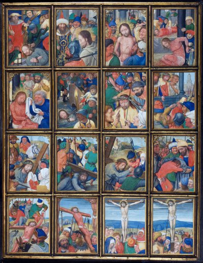 Tafel aus dem Stein-Quadriptychon av Simon Bening