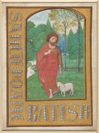 Sankt Johannes Döparen av Simon Bening