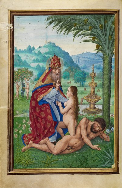 Scener från skapelsen av Simon Bening