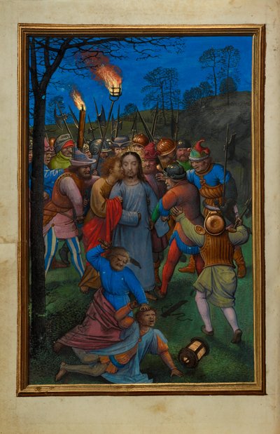 Der Verrat Christi av Simon Bening