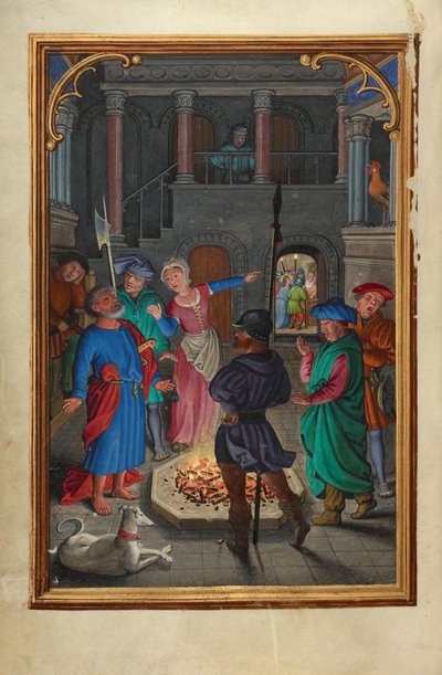 Förnekandet av Sankt Petrus av Simon Bening