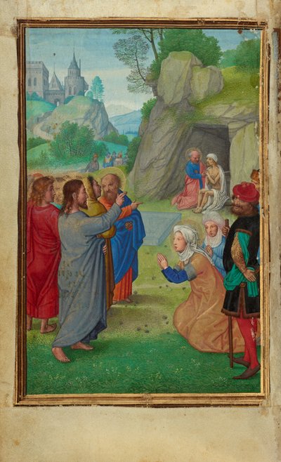 Die Auferweckung des Lazarus av Simon Bening