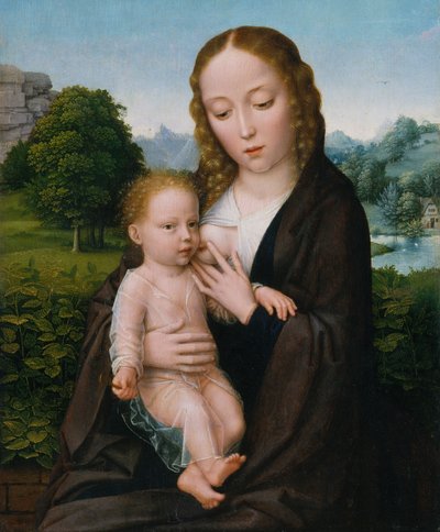 Jungfru och barn, ca. 1520. av Simon Bening