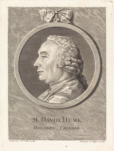 M. David Hume av Simon Charles Miger after Charles Nicolas Cochin II
