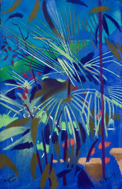 Begonia Palm (pastell på papper) av Simon Fletcher