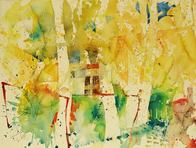 Lamalou, 2006 (akvarell) av Simon Fletcher