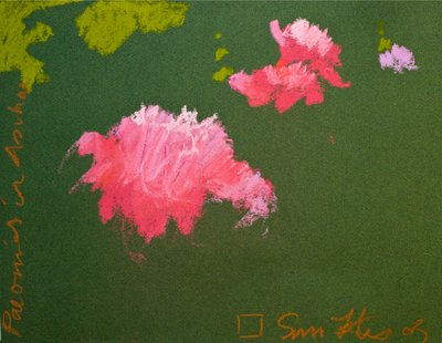 Pioner i Aschau (pastell på papper) av Simon Fletcher