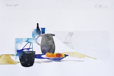 Studio Light (akvarell på papper) av Simon Fletcher