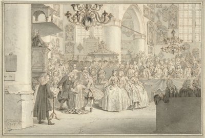 Prins William Vs dop 1748 av Simon Fokke
