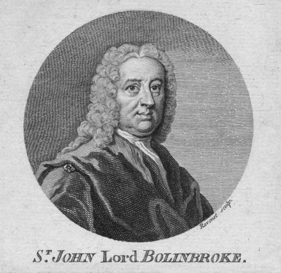 St. John Lord Bolinbroke, c1750-talet. av Simon Francois Ravenet