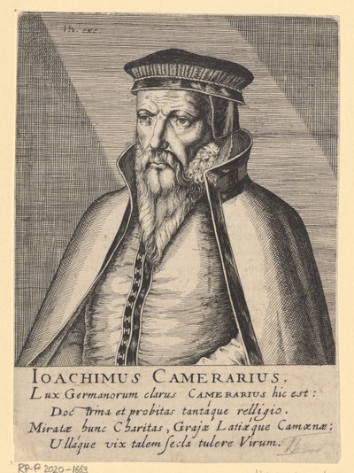 Porträtt av Joachim Camerarius I av Simon Frisius