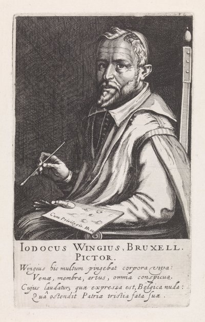 Porträtt av Joos Winghe av Simon Frisius