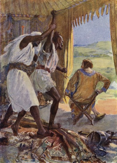 Illustration till Sir Walter Scotts The Talisman av Simon Harmon Vedder