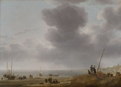 Beach View, 1643 av Simon Jacobsz. Vlieger