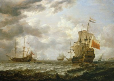 Brederode utanför Hellevoetsluis, mitten av 1600-talet (målning) av Simon Jacobsz. Vlieger