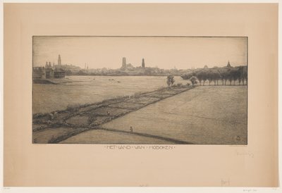 The Land of Hoboken (originaltitel på objektet) av Simon Moulijn (signed by artist)