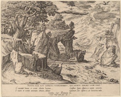 Efter skeppsbrottet av Simon Novellanus after Cornelis Cort