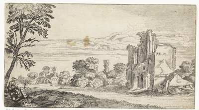 Landskap med ruin Landskap (serietitel) av Simon Poelenburg