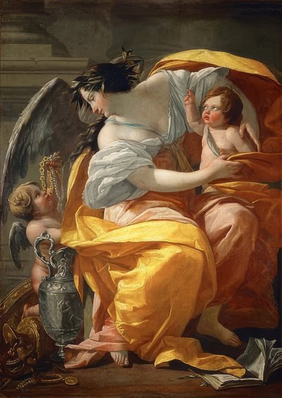 Allegory of Wealth. Mellan 1630 och 1635 av Simon Vouet