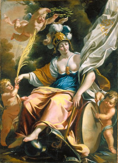 Allegori över segern av Simon Vouet