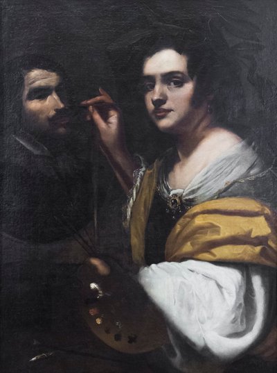 Allegori över måleri av Simon Vouet