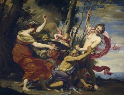 Fader Tid övervunnen av kärlek, hopp och skönhet - Vouet, Simon (1590-1649) - 1627 - Olja på duk - 107x142 - Museo del Prado, Madrid av Simon Vouet
