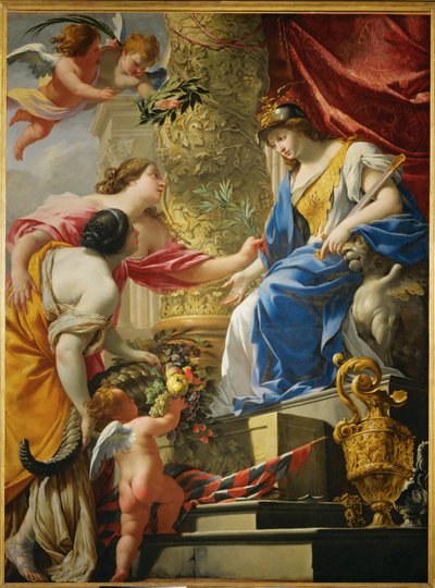 Försiktighet ger fred och överflöd ... av Simon Vouet