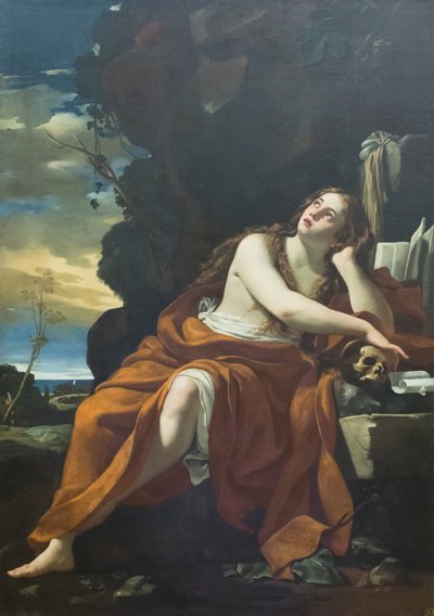 Sankta Maria Magdalena ångerfull av Simon Vouet