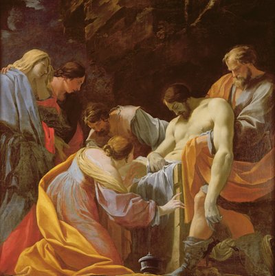 Kristi gravläggning av Simon Vouet