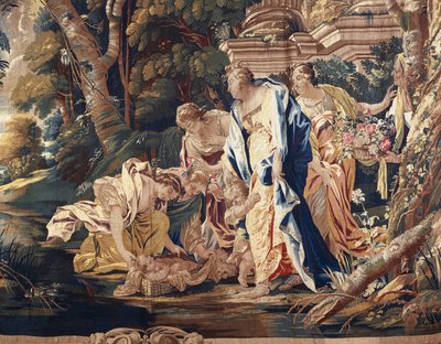 Fyndet av Moses av Simon Vouet