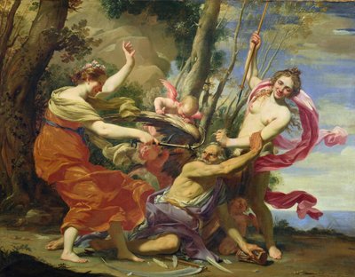 Tid övervunnen av ungdom och skönhet av Simon Vouet