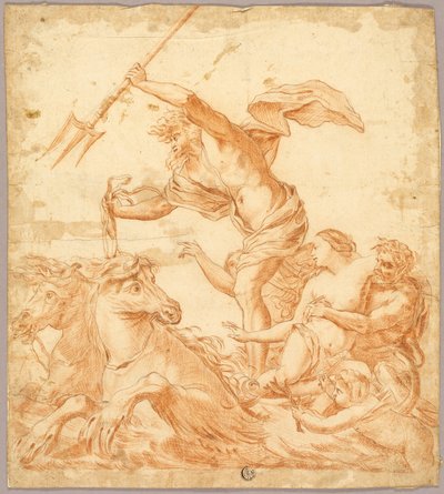 Neptunus triumf av Simon Vouet