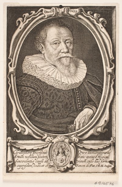 Christopher Iversen, kunglig ränteskrivare av Simon de Pas