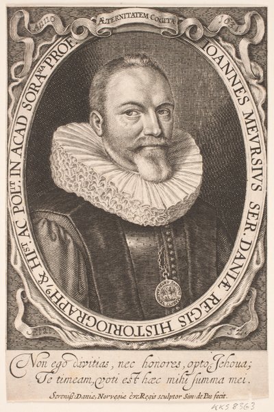Johannes Meursius, congelig histograf av Simon de Pas