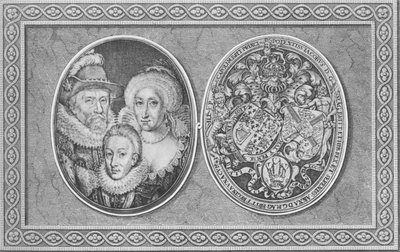 James I Anne av Danmark och Henry, Prince of Wales, 1612, 1904 av Simon de Passe