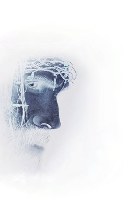Jesus med törnekrona av Simone Amon