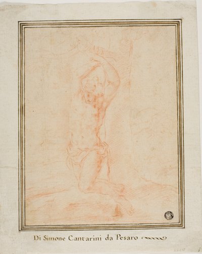 Sankt Sebastian av Simone Cantarini