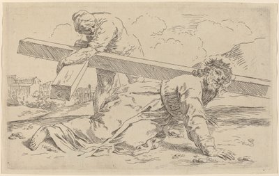 Bärandet av korset av Simone Cantarini