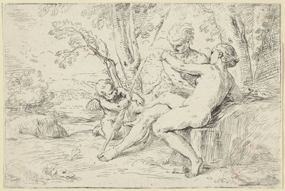Venus och Adonis av Simone Cantarini