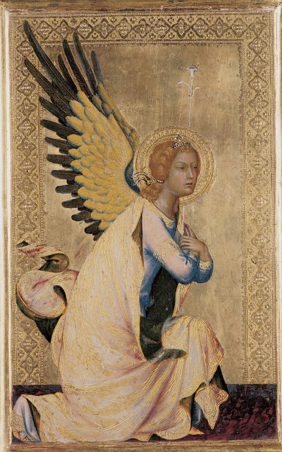 Gabriel, från Orsini Polyptych (tempera på panel) (se även 471173-5) av Simone Martini