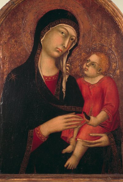 Madonna och barn av Simone Martini