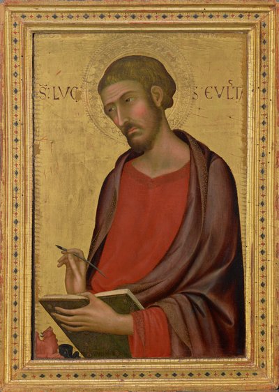 Sankt Lukas av Simone Martini