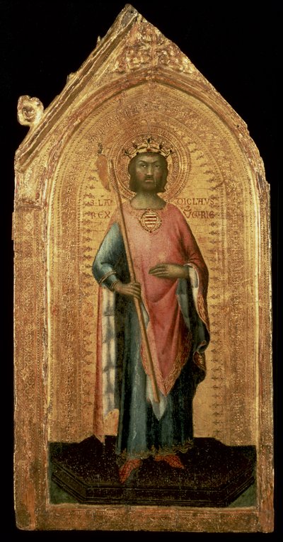 St. Ladislas av Ungern av Simone Martini