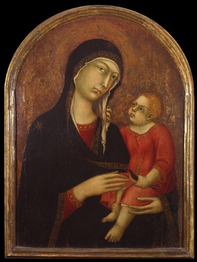 Jungfru och barn, första tredjedelen av 1300-talet. av Simone Martini di