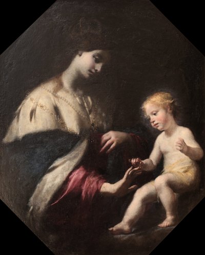 Saint Catherines mystiska äktenskap av Simone Pignoni