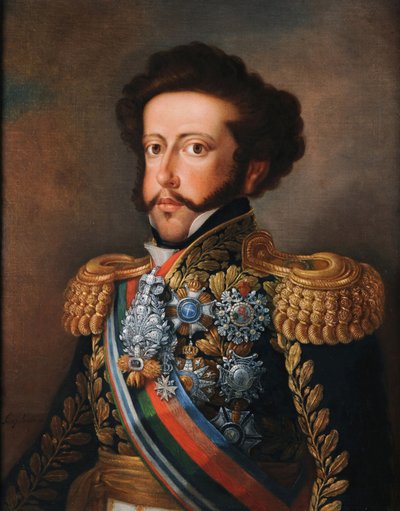 Porträtt av D. Pedro I av Simplicio Rodrigues de Sa