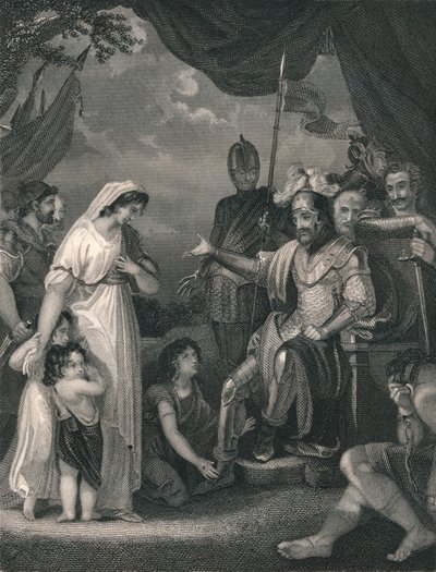 "Alfred Liberating the Family of Hastings." av Singleton